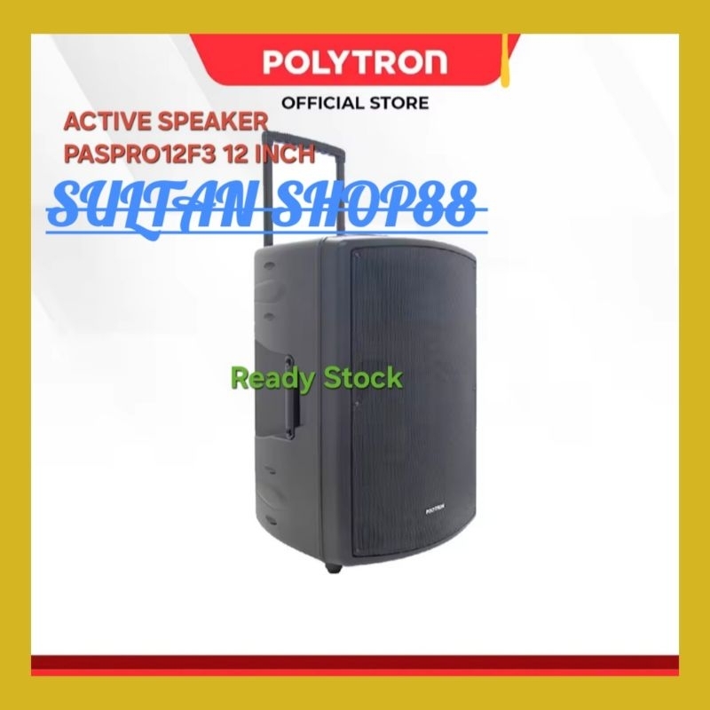 POLYTRON SPEAKER AKTIF PASPRO12F3 12 INCH WIRELESS BLUETOOTH I SPEAKER AKTIF POLYTRON PASPRO12F3