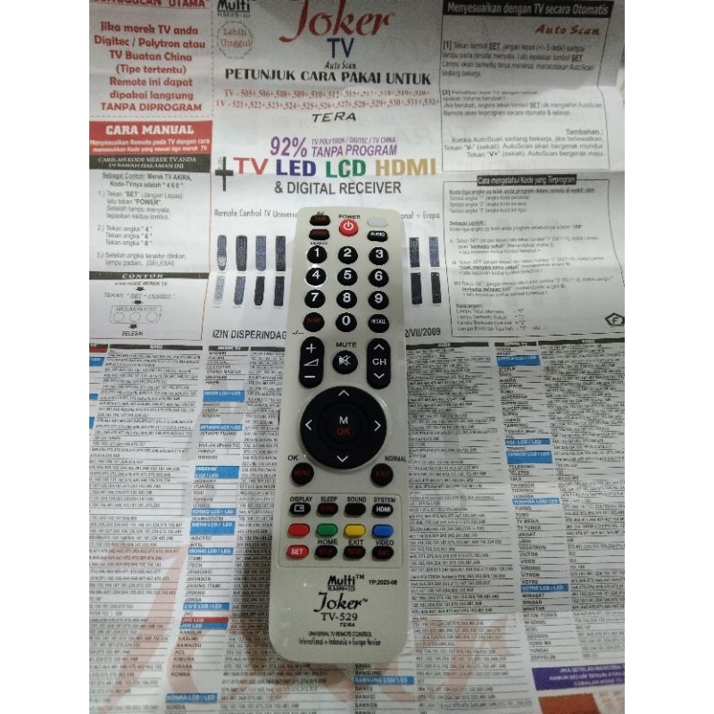 remot tv multi joker