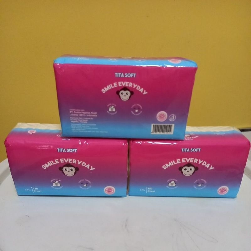 Tissu Wajah Tisu Titasoft 180s 2ply