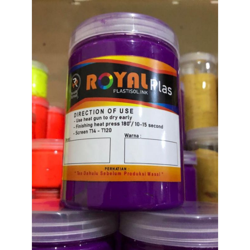 

Plastisol Royalplas FL/Flourescent Violet @1kg