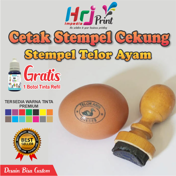 

Cetek Stempel Telur Ayam Model Cekung | Cetak Stempel Telor Custom | Stempel Telur Desain Custom