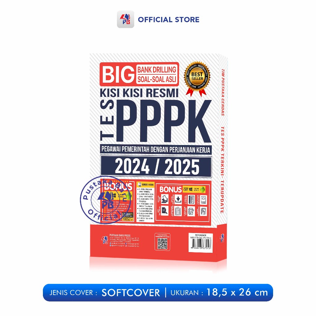 Buku PPPK 2024 2025 / Big Bank Drilling Kisi Kisi Resmi Tes PPPK 2024 2025 78 Paket Soal Tenaga Pendidik, 22 Paket Soal Tenaga Kesehatan Dan 126 Paket Soal Tenaga Teknis-2