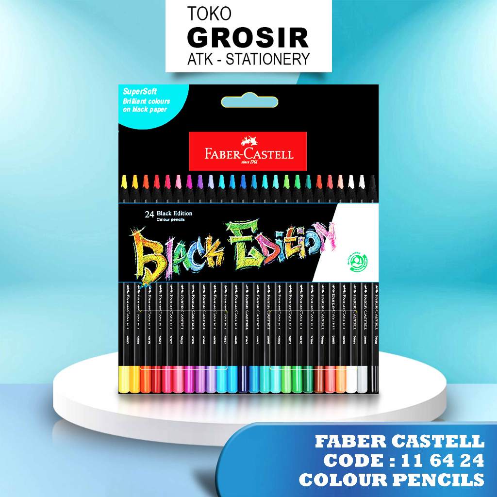 

Faber Castell - Black Edition Colour Pencils Series - 24