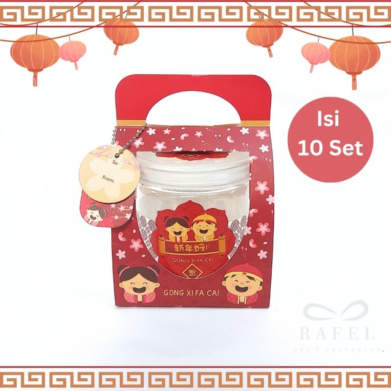 

10 Set Box Jinjing Amei Box Imlek Toples 400 600 Ml