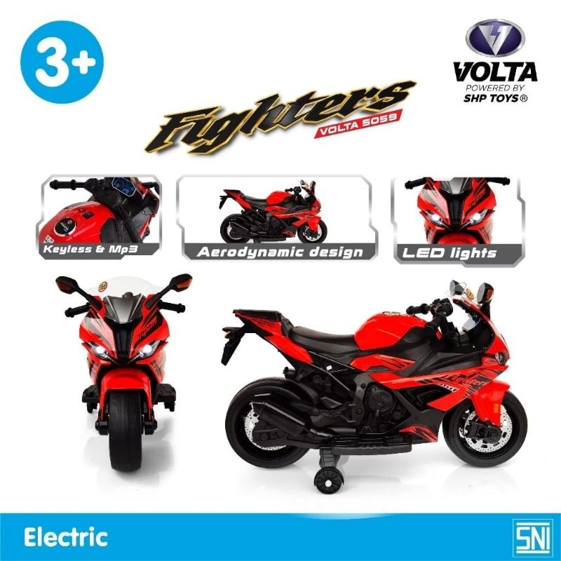 Motor aki anak sport volta 5059 Fighters Motor balap