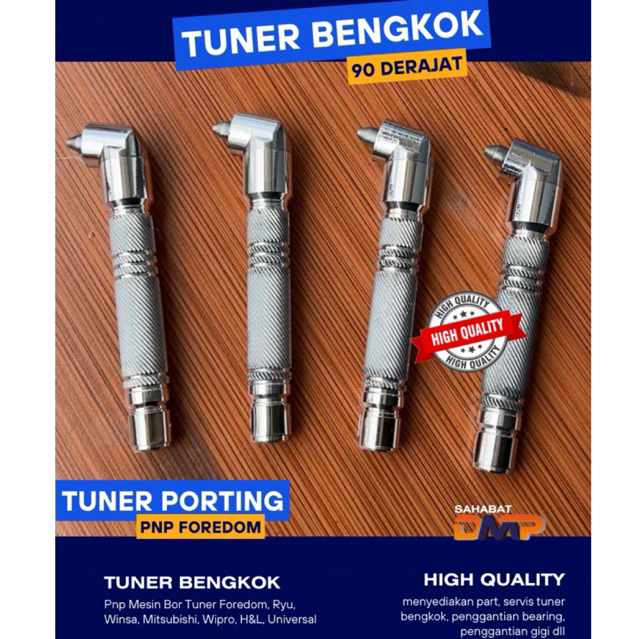 Tuner bengkok 105 handpiece pnp winsa foredom bkn spr TUNER BENGKOK 105 HANDPIECE