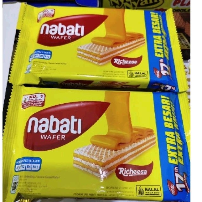 

Wafer nabati richese keju 39gram perpcs