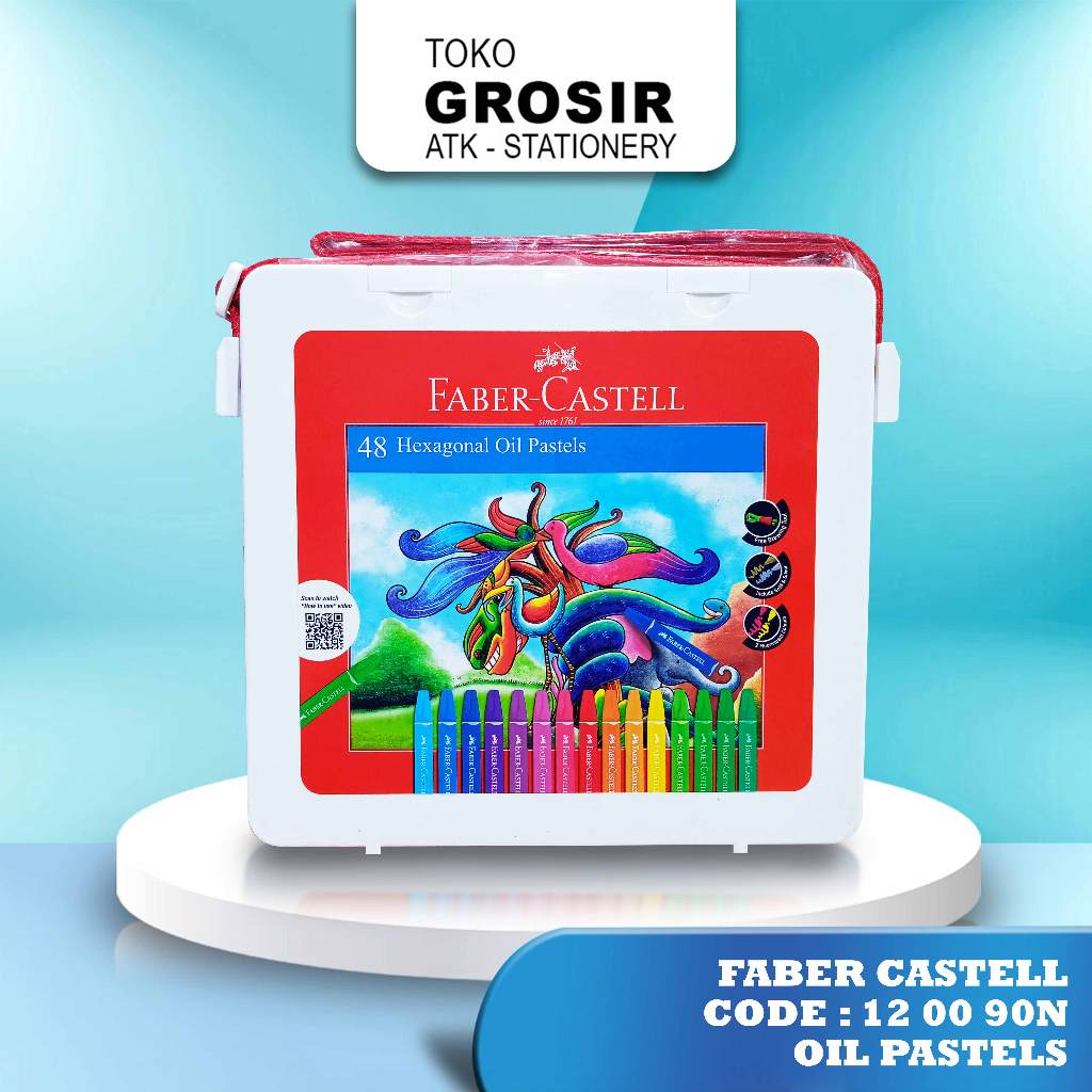 

Faber Castell - Hexagonal Oil Pastel set - 48 Warna