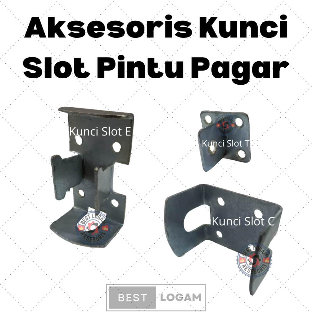 Aksesoris Kunci/Rumah Slot Pintu Pagar Besi Gebyog