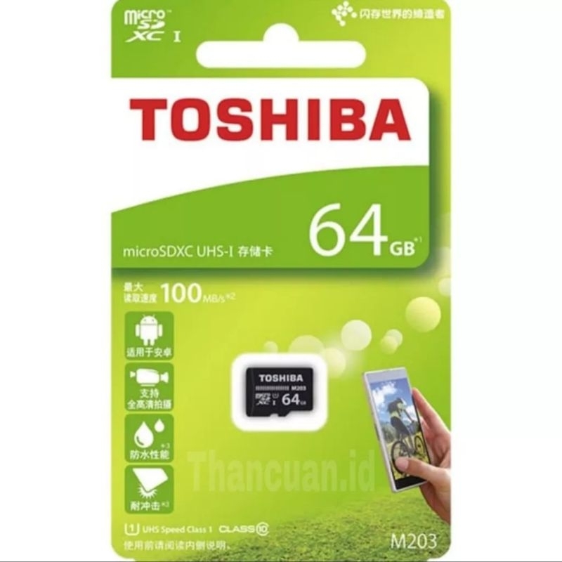 memory toshiba 64gb memory hp