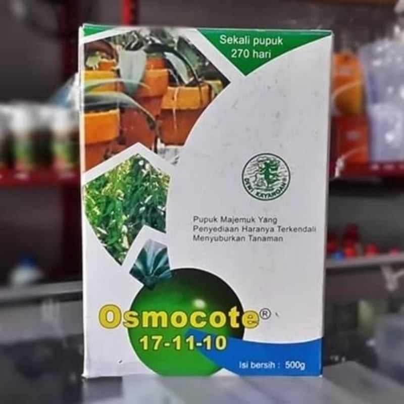 Pupuk Osmocote (Dekastar) 17-11-10 Kemasan 500 Gram