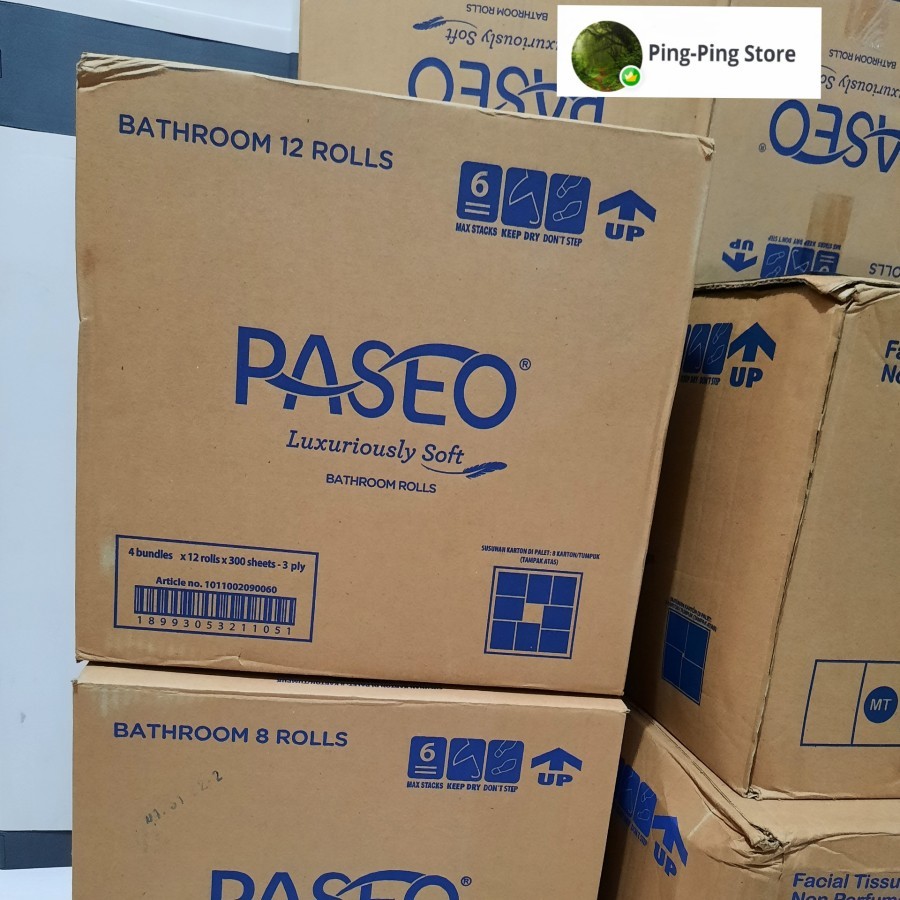 

Kardus Bekas Paseo Tissue Toilet P:42cm L:32cm T:41cm