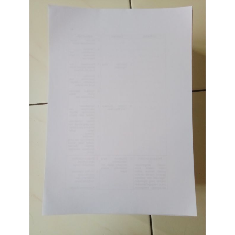 Kertas Bekas HVS/F4 (TANPA BEKAS STAPLES)/ 500 grm