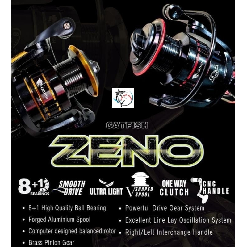 REEL CATFISH ZENO 2000 3000 ONE WAY
