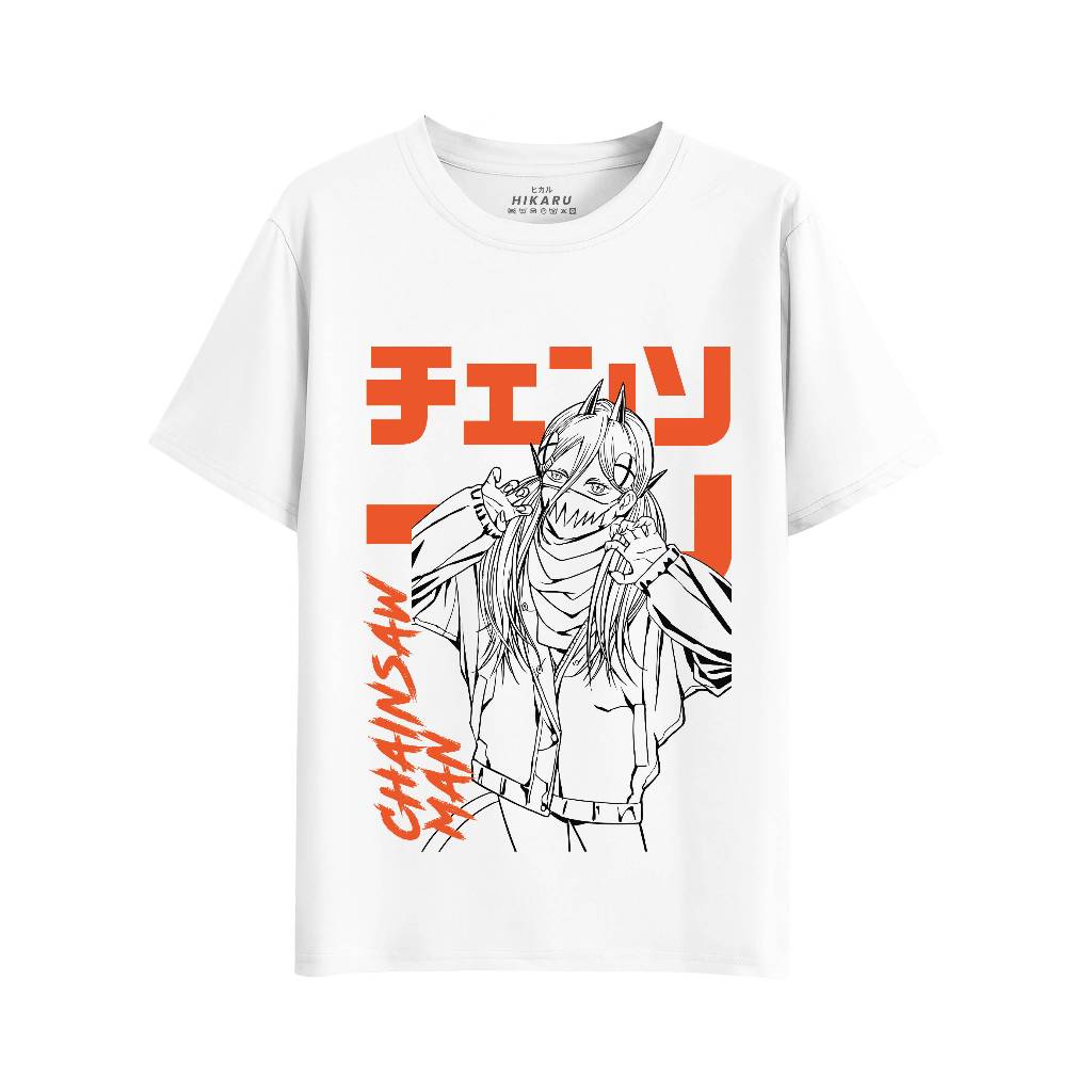 HIKARU Kaos CHAINSAWMAN | CHAINSAWMAN  | Anime T shirt | Kaos Anime | CHSY-7