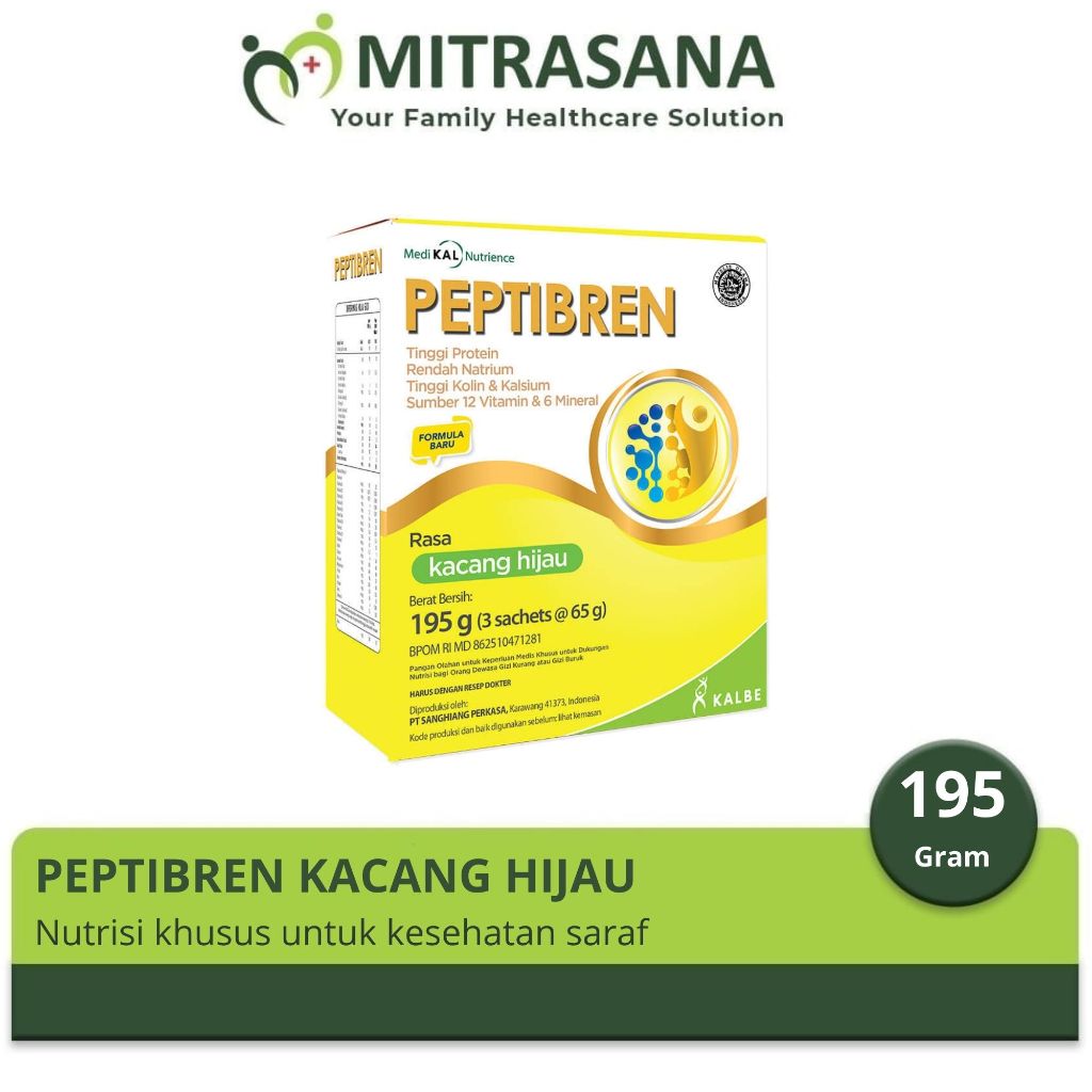 

Peptibren 195 Gram - Nutrisi Khusus Kesehatan Saraf