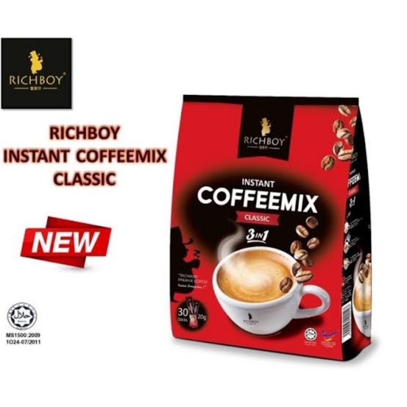 

RICHBOY Instant Coffeemix Classic 3 in 1 - 1 Sachet (20 gr)