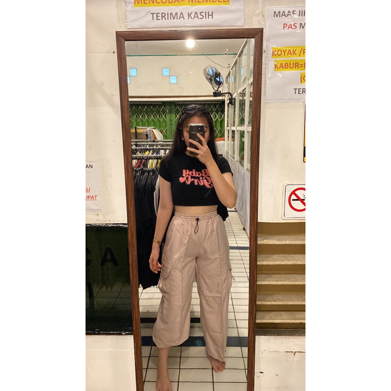 jogger kulot polyester import