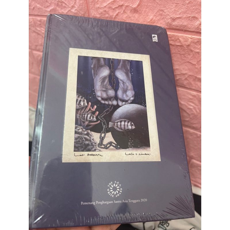 Novel Laut Bercerita Leila S.Chudori Hard Cover + Surat