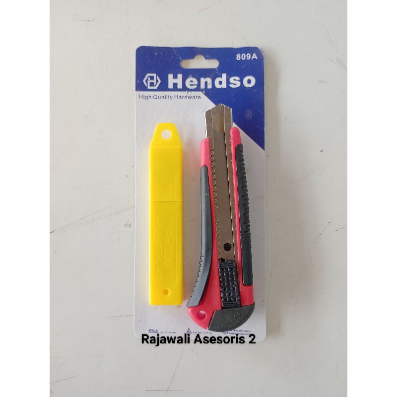 Cutter Besar + Refill Isi / Pemotong Kertas Dus