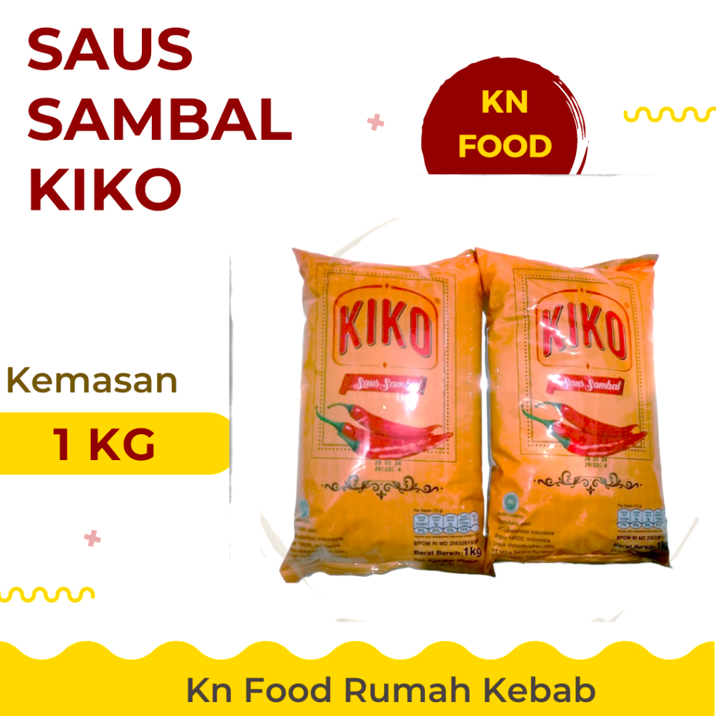 

Saos Sambal Kiko Delmonte Polos - Saus Sambal Kiko Delmonte Polos 1 Kg