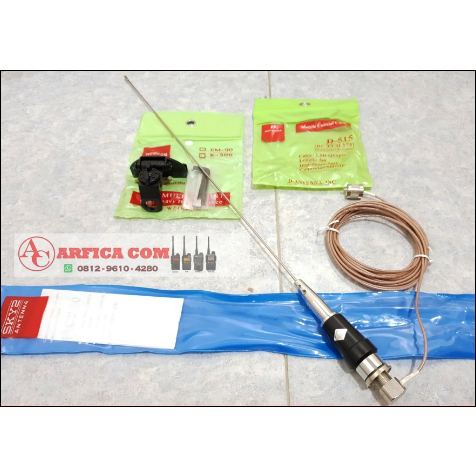 JUAL PAKET ANTENA RADIO RIG MC 200 MC200 UHF 350 RIG MOTOROLA UHF 350