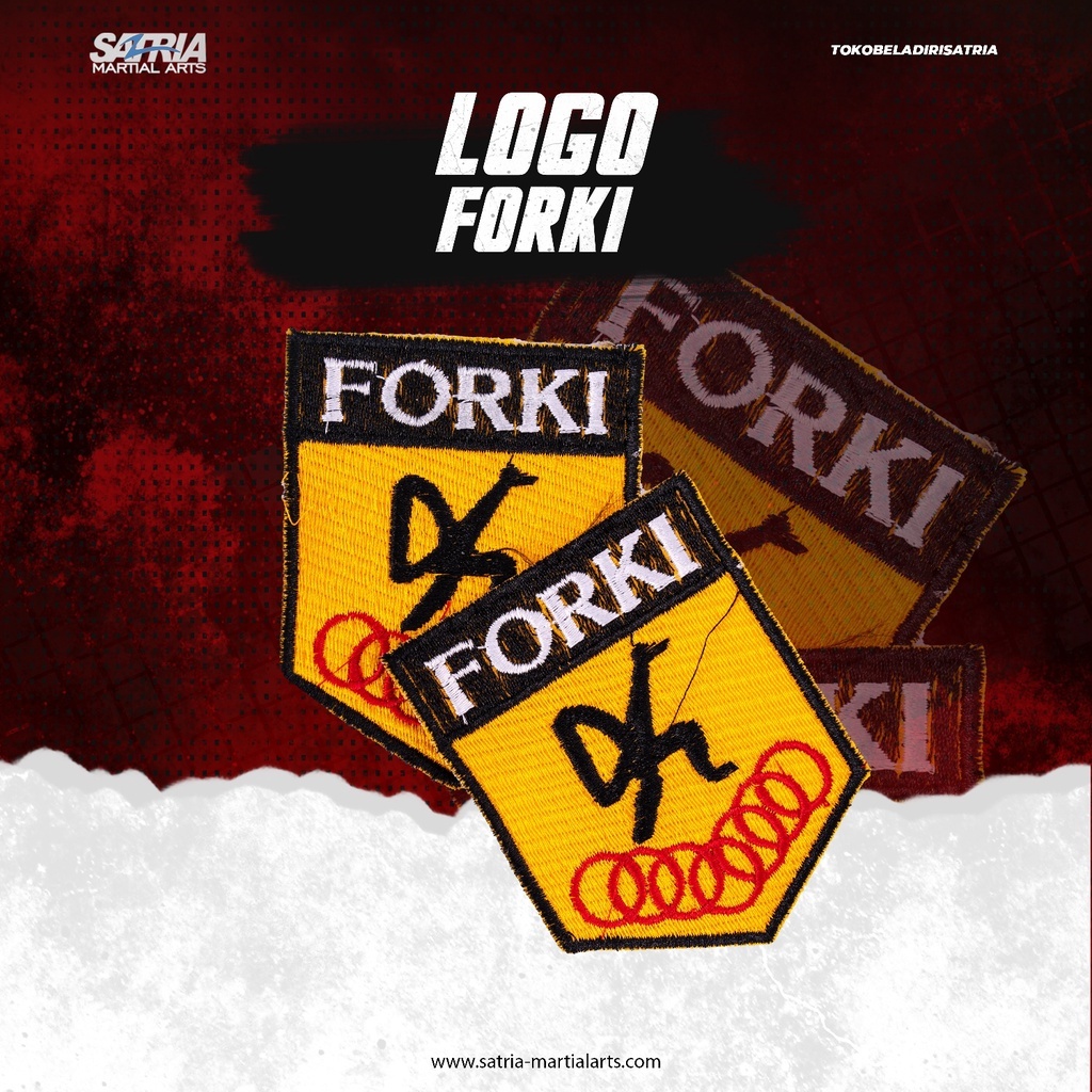 BET LOGO BORDIR KARATE FORKI