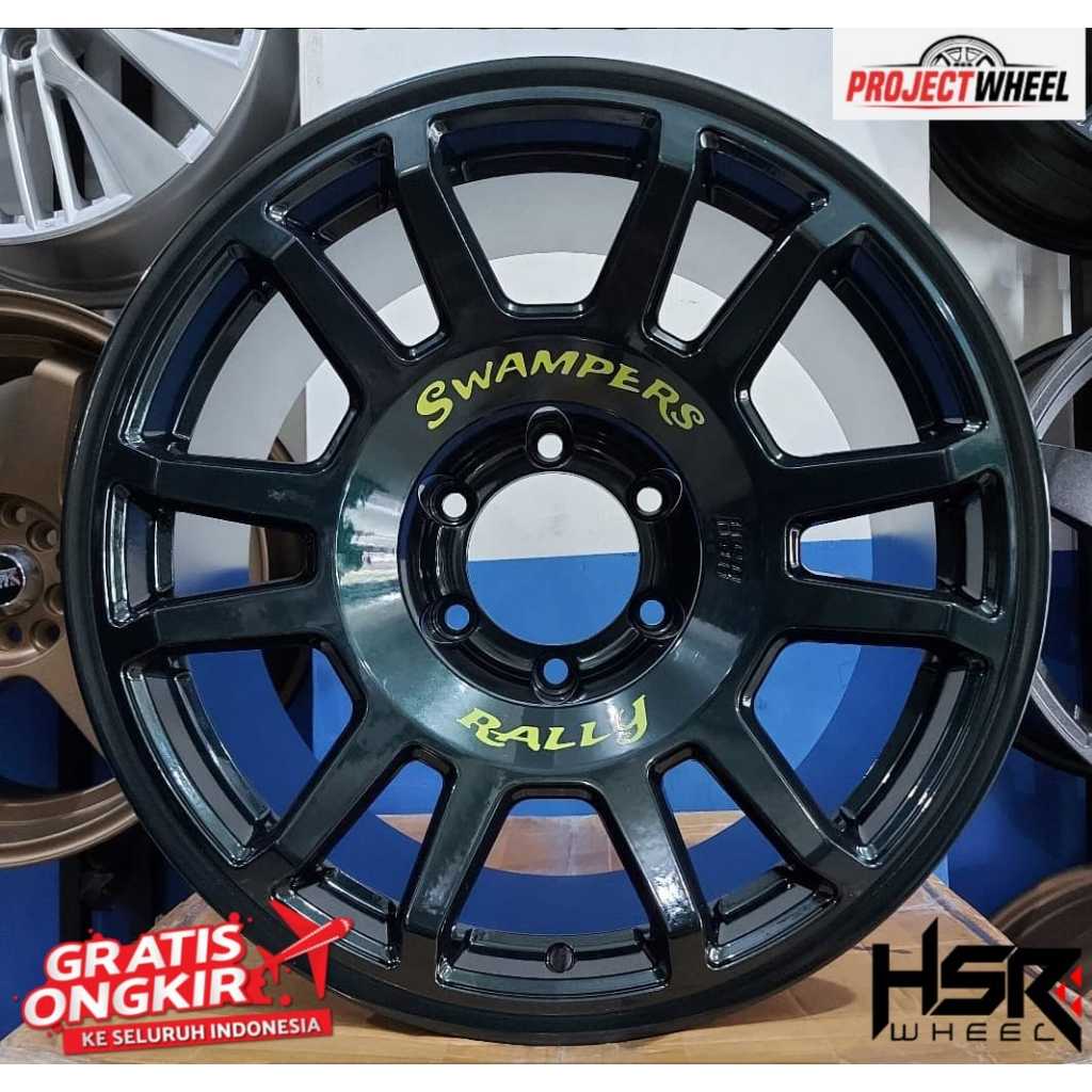 Velg Pelek Mobil Triton HSR SWAMPERS Ring 18 Lobang 6