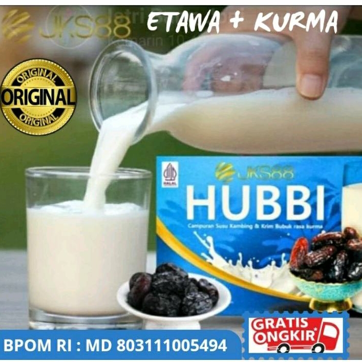 

Hubbi Milk / Susu Etawa + Ektrak Kurma / Susuin Etawa 200grm / Zenawa susu etawa