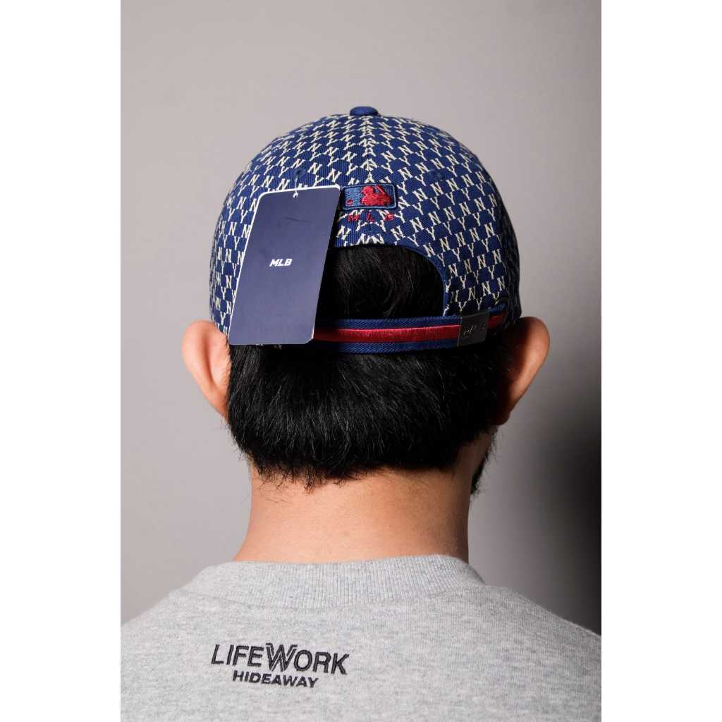 MLB MONOGRAM NAVY CAP