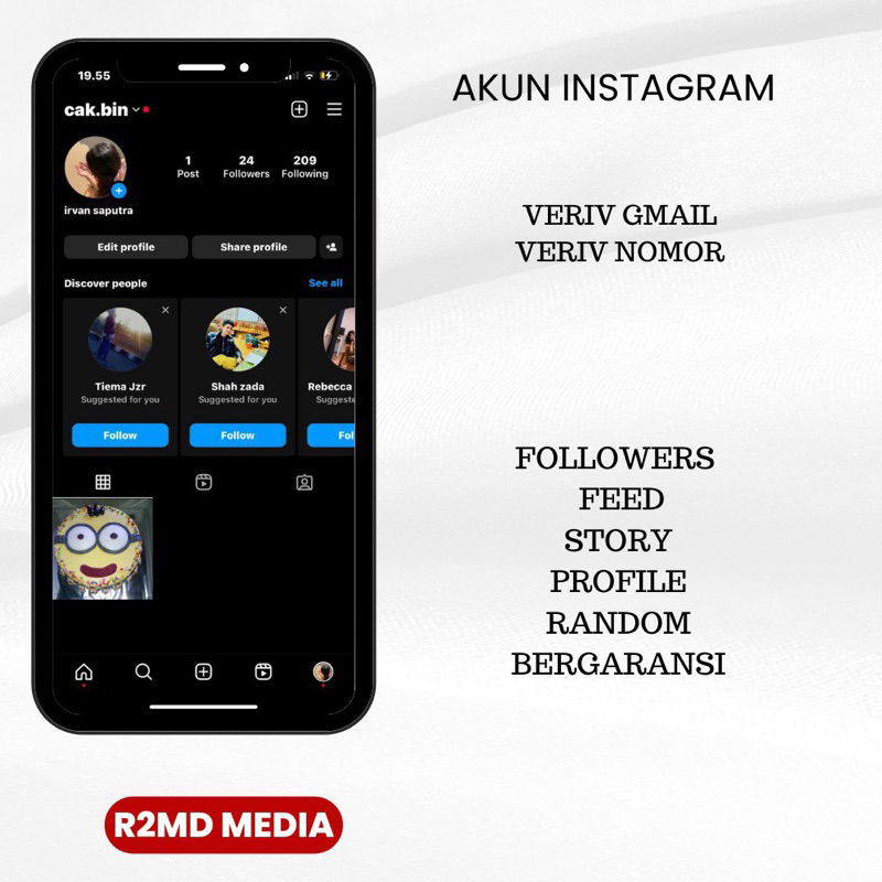 AKUN INSTAGRAM AKTIF