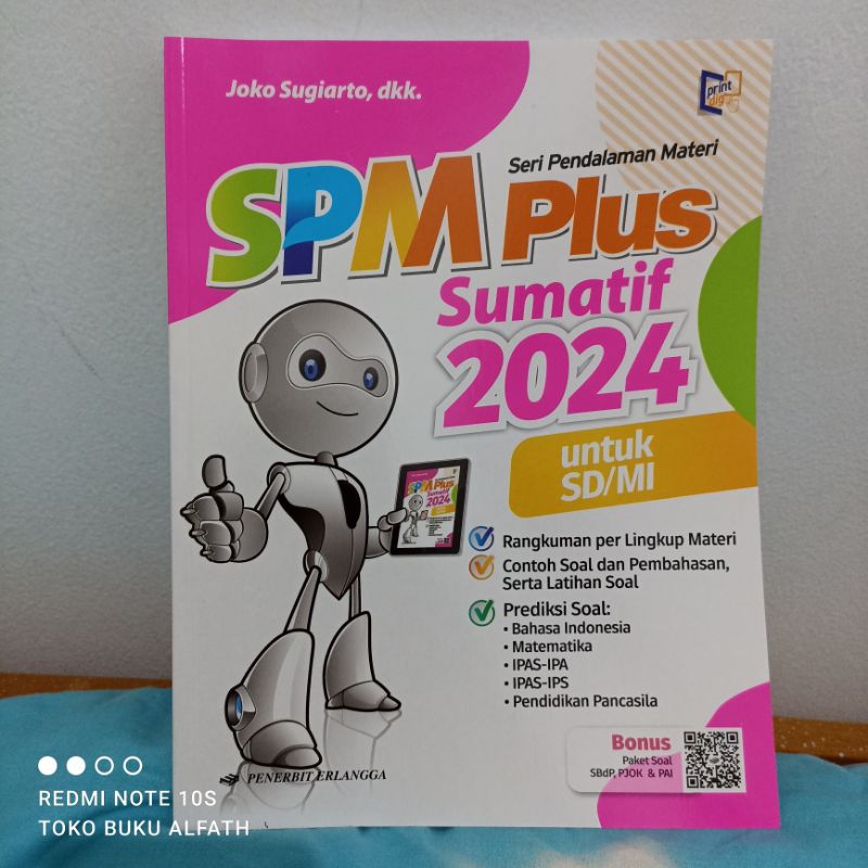 

BUKU SPM Plus SUMATIF 2024 UNTUK SD / MI PENERBIT ERLANGGA ASLI 1000%