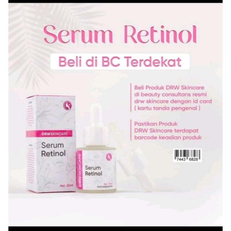 DRW SKINCARE PRODUK ORIGINAL 100%BPOM SERUM RETINOL DRW SKINCARE