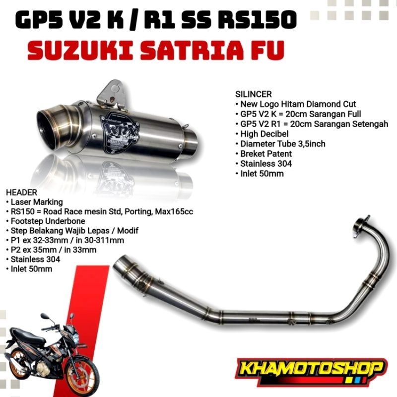 WRX GP5 V2 K / R1 SS RS150 SATRIA FU