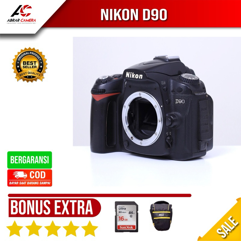 Kamera DSLR Nikon D90 BO Body Only Bekas Second