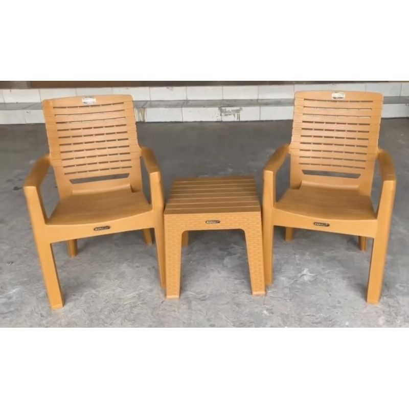 [KHUSUS KIRIM GOJEK] 1 Set 2 Kursi BR 811 - 1 Set Kursi Santai Sandaran + MAPAN 45 / Kursi Santai Pl