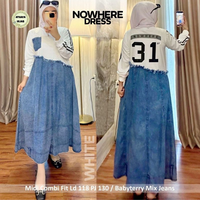 NOWHERE DRESS BY ATHAYA HIJAB