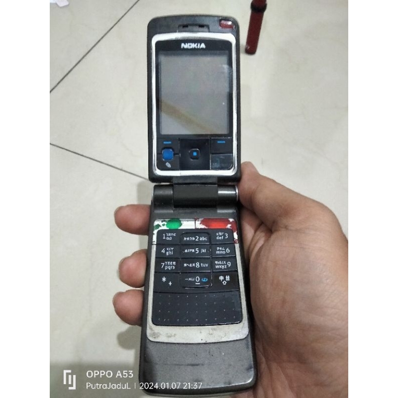 Nokia 6260 Bahan Gambling Original Mulus Jadul Langka Unik Imut Speaker Bass Stereo Joss Khas Xpress
