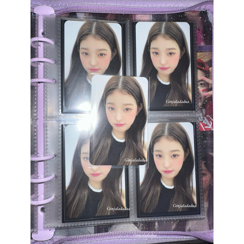 wonyoung cimol mukor afli photocard ive