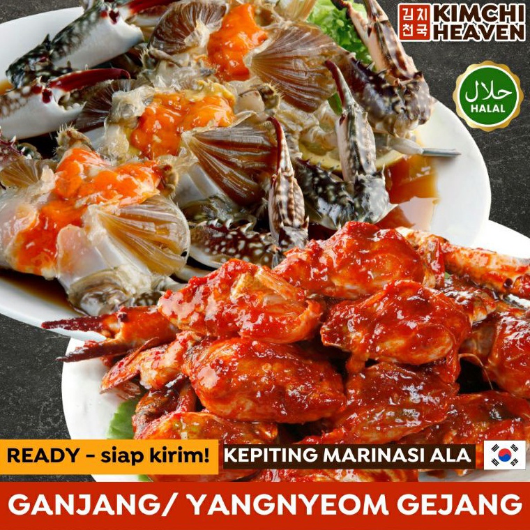 

HJBS7318 Stok terbaru Ganjang Gejang Yangnyeom Gejang Kepiting Marinasi Kepiting Rajungan Marinasi Korea Kecap Pedas Korean Marinated Crab Kepiting Kecap Asin Korea Korean Food Halal Kfood Kimchi Heaven Tteokbokki Odeng Oden Eomuk Makanan Korea