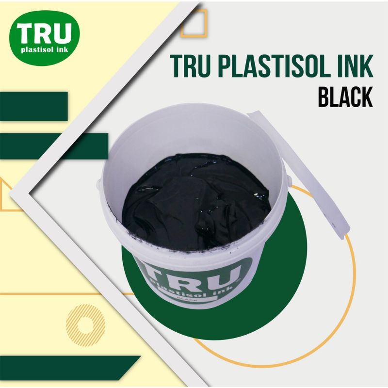 

TRU Plastisol Black Tinta Sablon 1kg