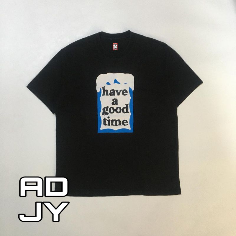 KAOS T-SHIRT HAGT HAVE A GOOD TIME ICE BLUE FRAME | BAJU PRIA WANITA BRANDED MURAH BERKUALITAS | TER