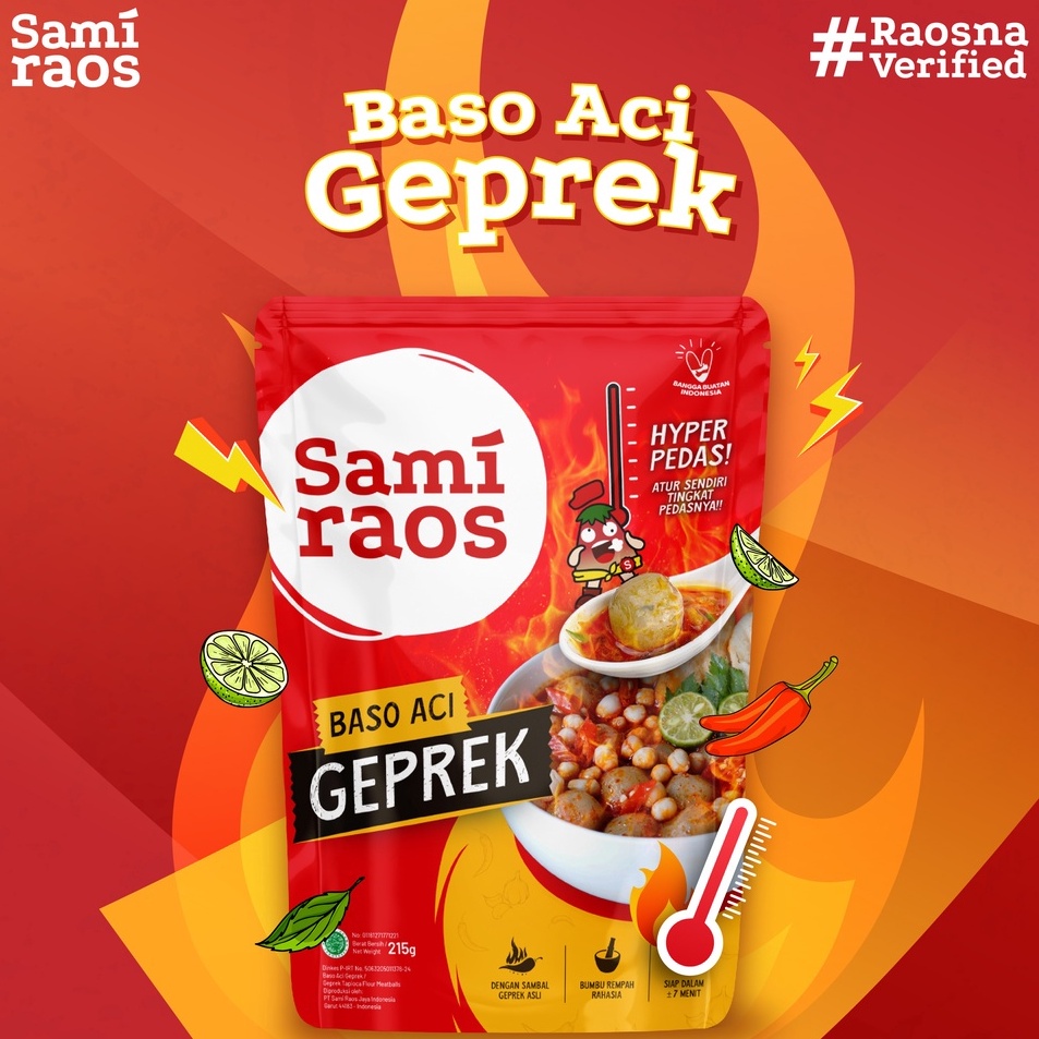 

PVBD3943 XG34448 SAMIRAOS Baso Aci Geprek