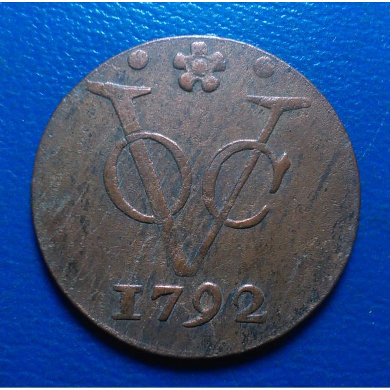 Koin VOC 1 Duit Holland 1792