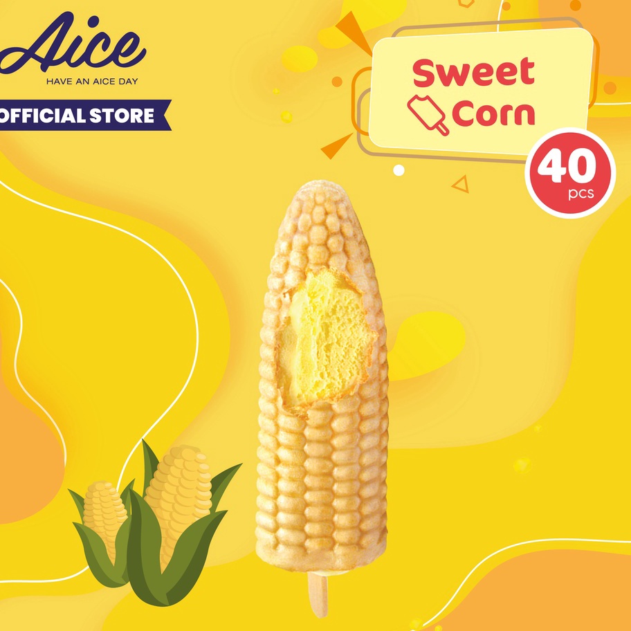 

TTYG2865 SALE Aice Ice Cream Sweet Corn 1 karton 4 pcs