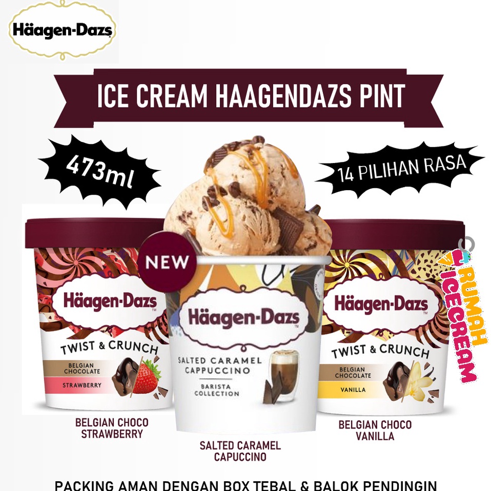 

MJCB6217 77 Ice cream Haagen Dazs Pint