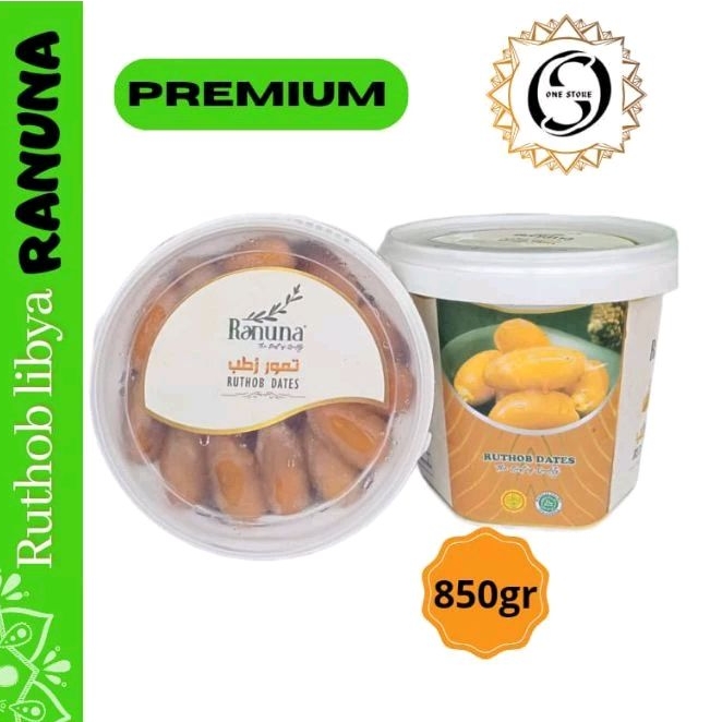 Kurma Ruthob libya 850gr kemasan ember