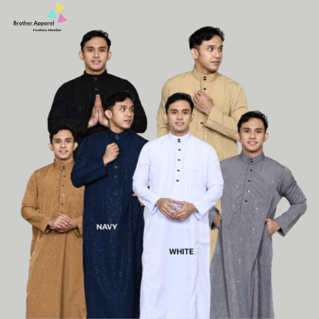 Jubah Gamis Moslem Pria Kuffah