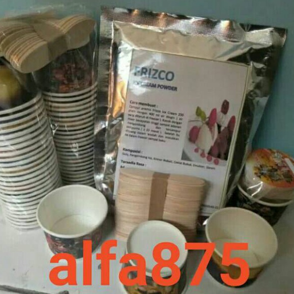 

WBPR856 Terlaku paket mini bubuk ice cream 1 bubuk 1 slop cup