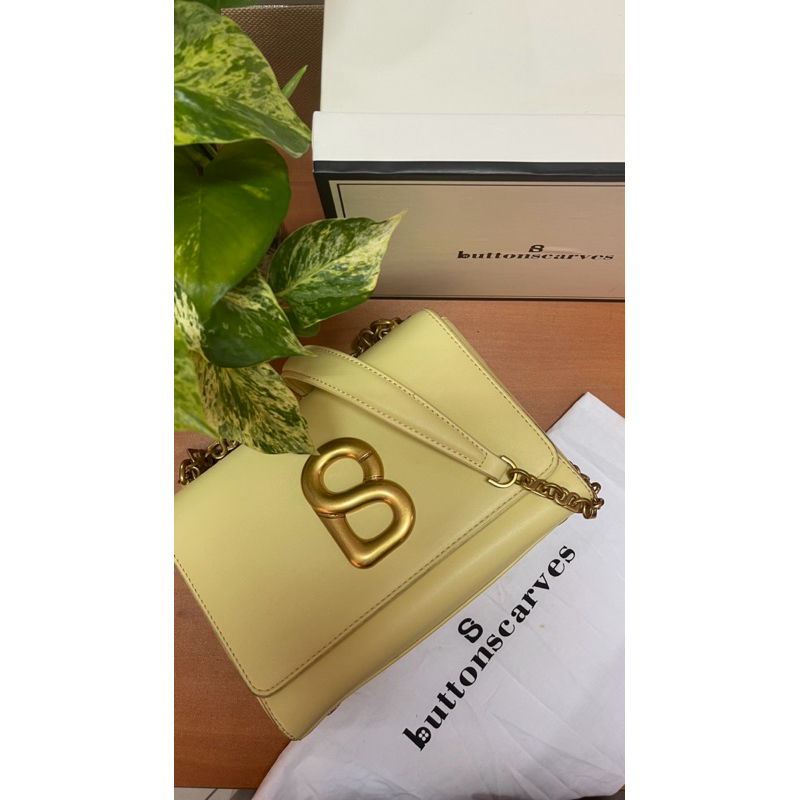 Sold Preloved Buttonscarves Alva Sling Bag Yellowtail